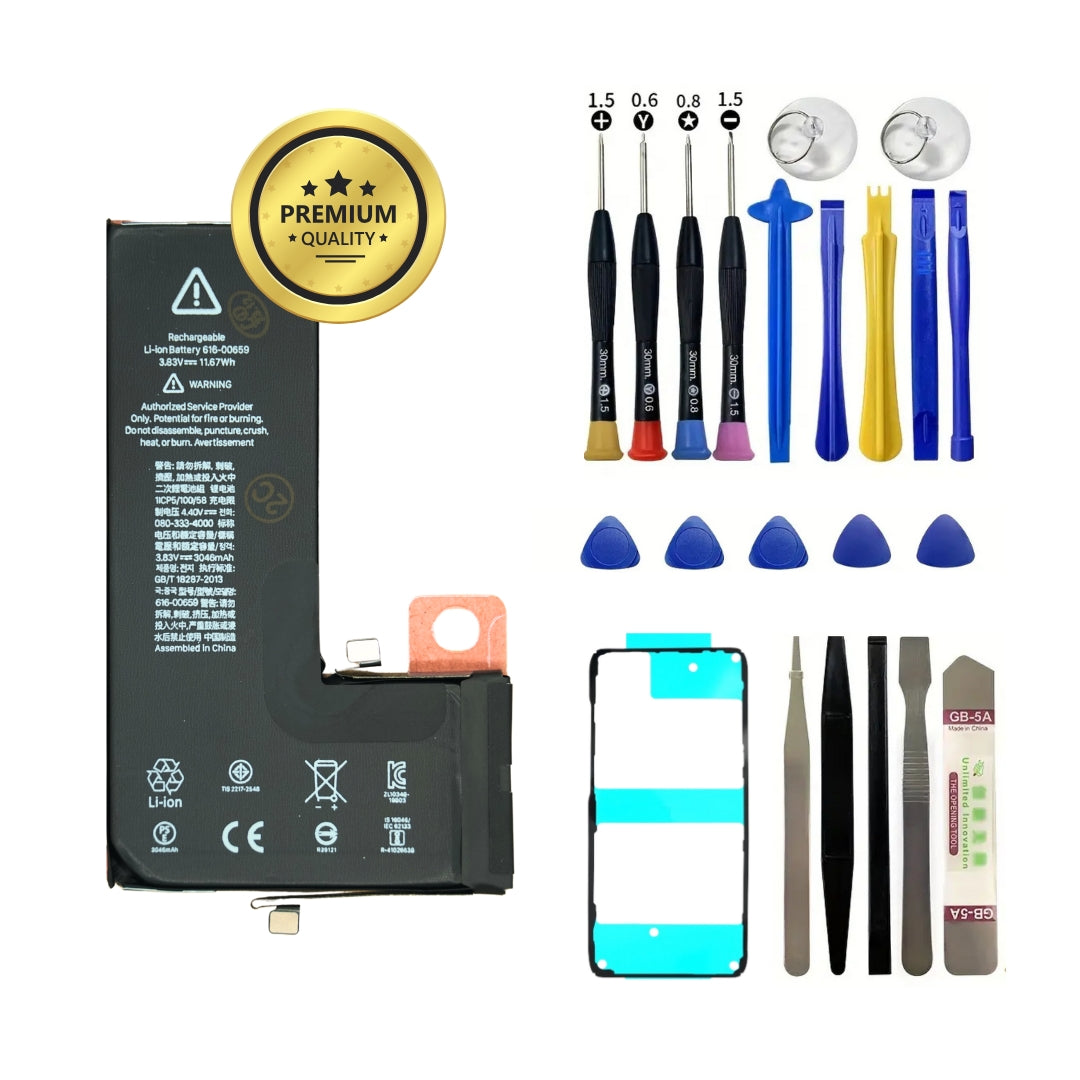 iPhone 11 Pro Premium Akku mit Werkzeuge und Kleber