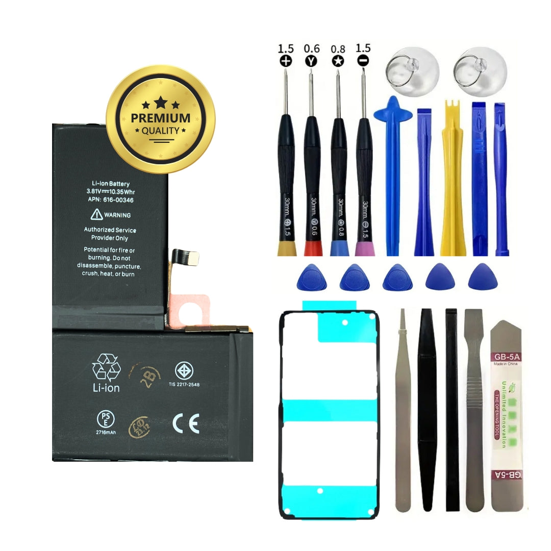 iPhone X Premium Akku inkl. Werkzeuge und Kleber