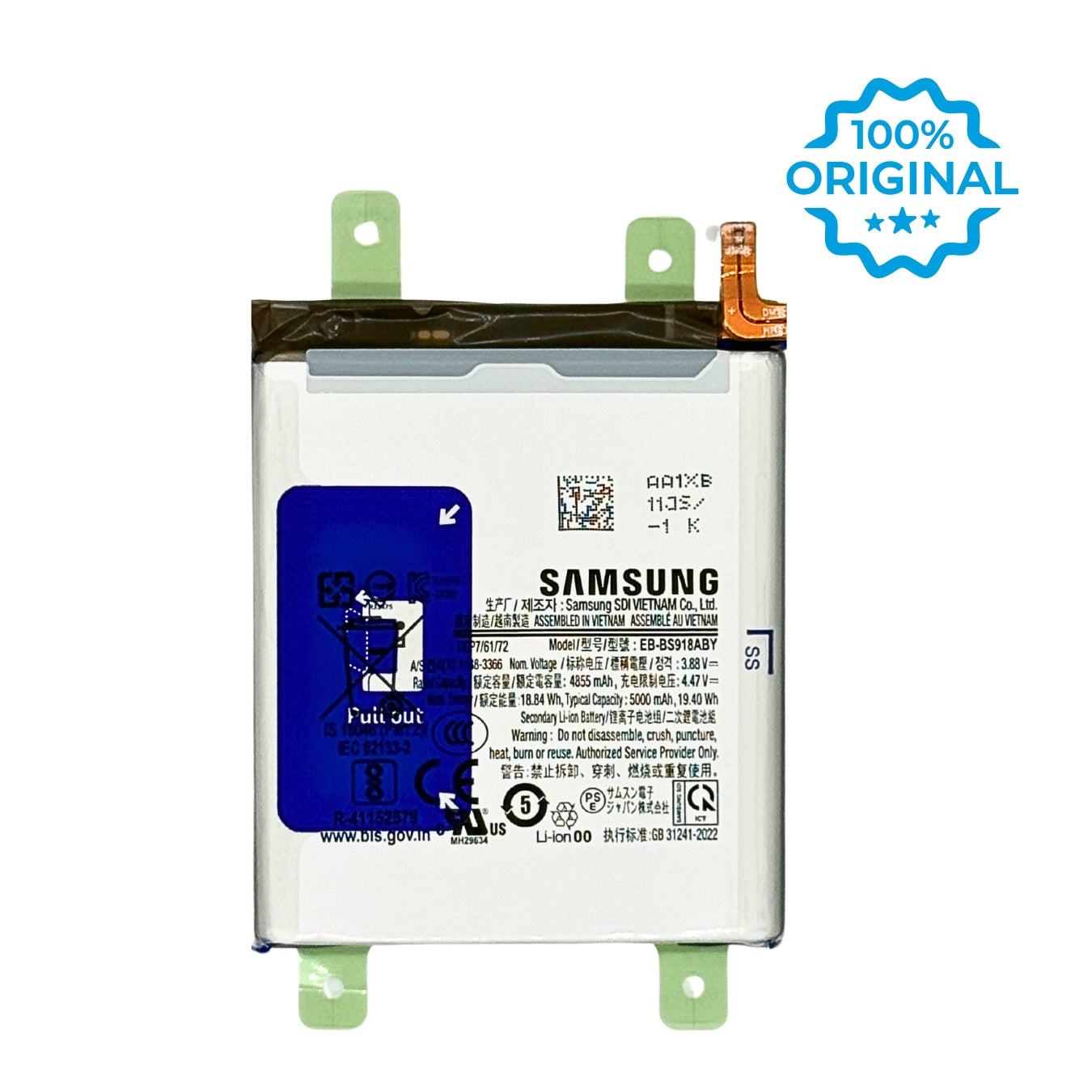 Original Akku für Samsung Galaxy S23 Ultra 5G