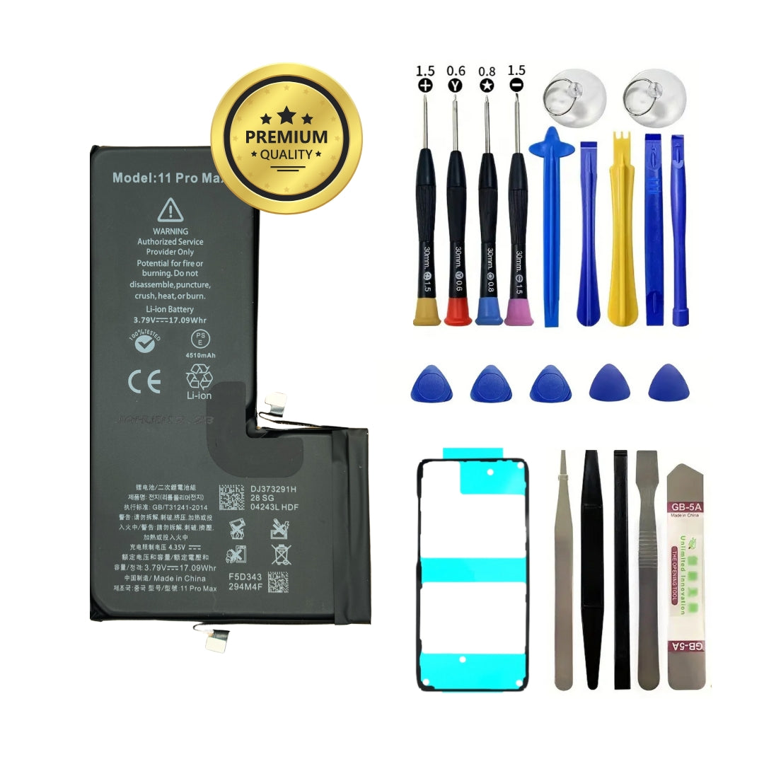 iPhone 11 Pro Max Premium Akku inkl. Kleber und Werkzeuge SET