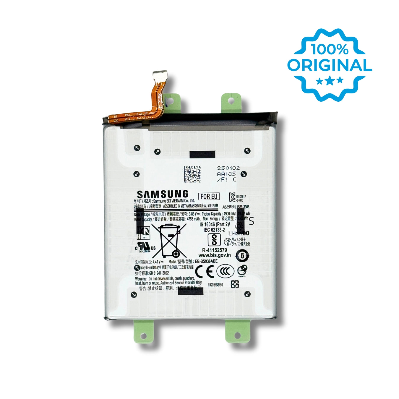 Original Akku für Samsung Galaxy S25+ Plus 5G